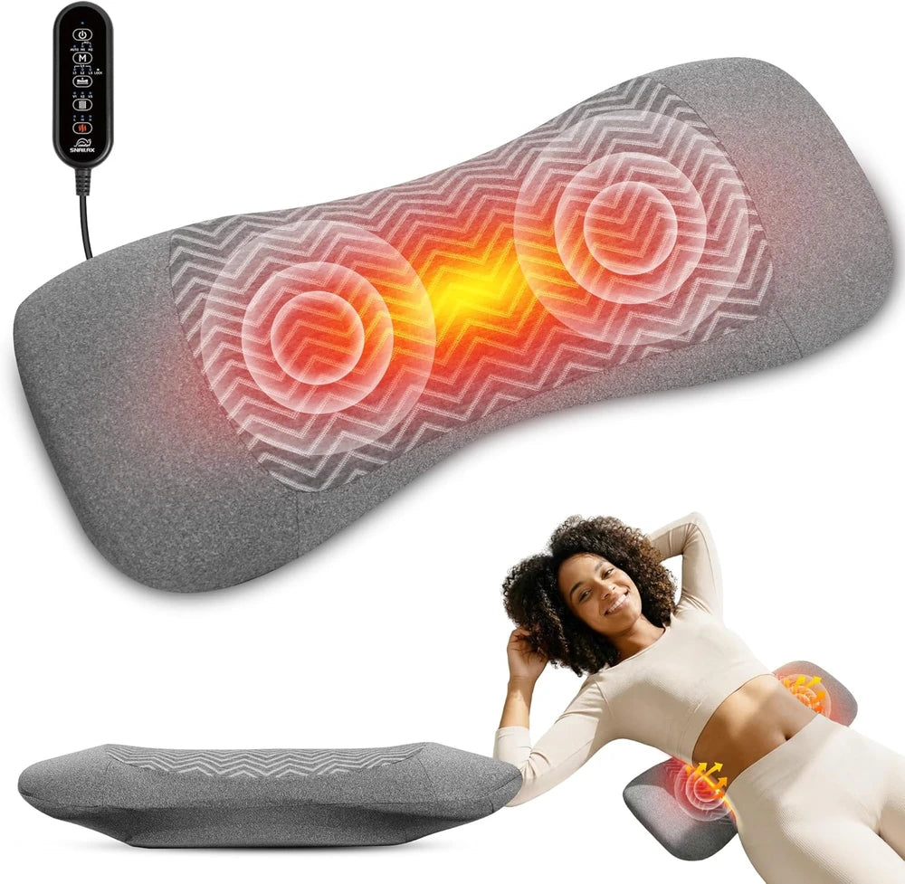LumboFlex Cordless Lumbar Support Massage Pillow